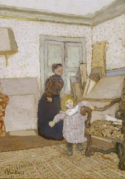 Premiers pas - Édouard Vuillard image 1 reproduction réalisée par Alpha Reproduction