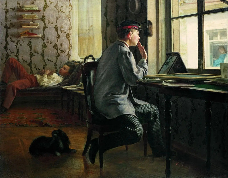 การเตรียมสอบ - Ilya Repin