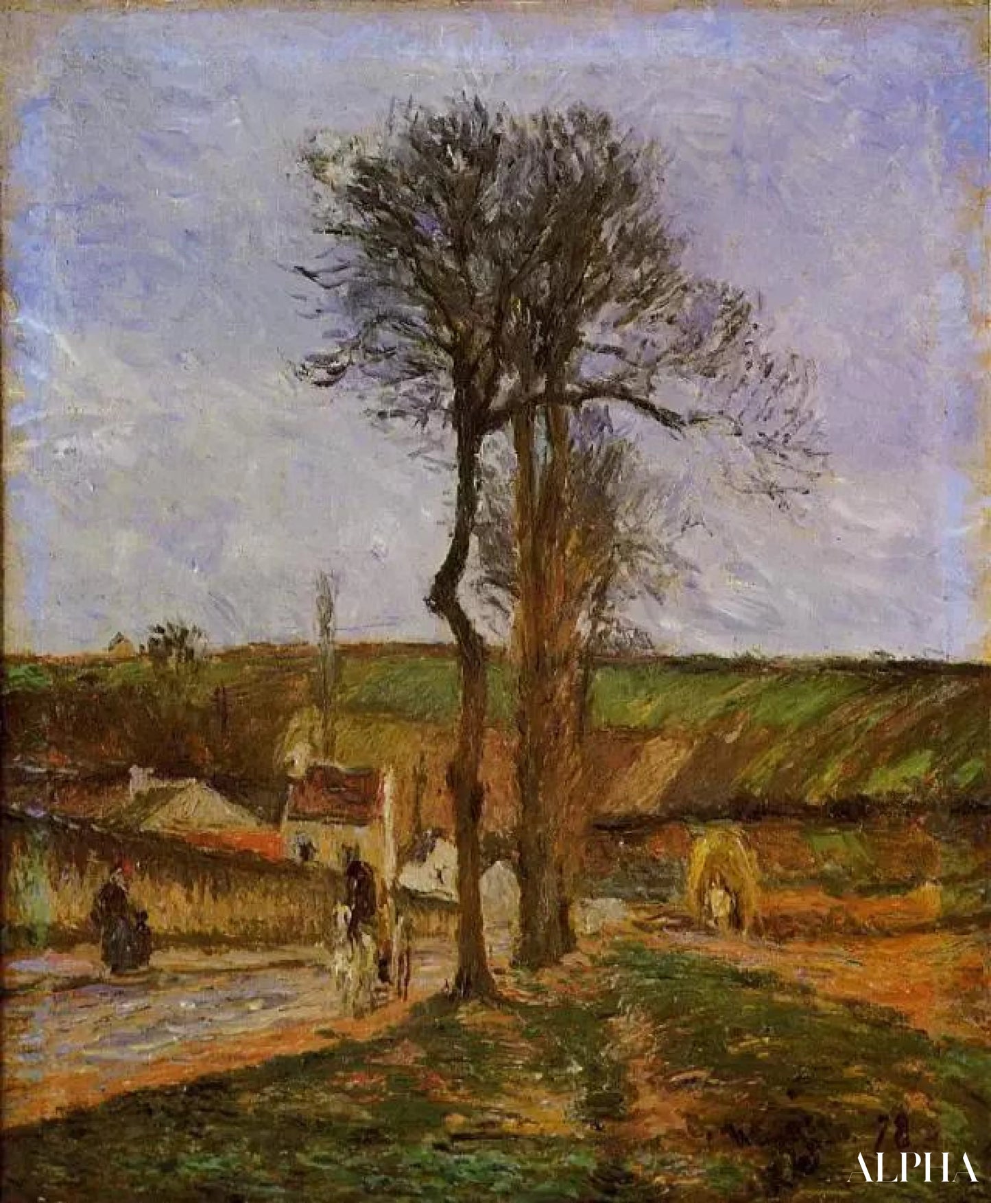 Near Pontoise - Camille Pissarro - High-end reproductions of paintings and artworks