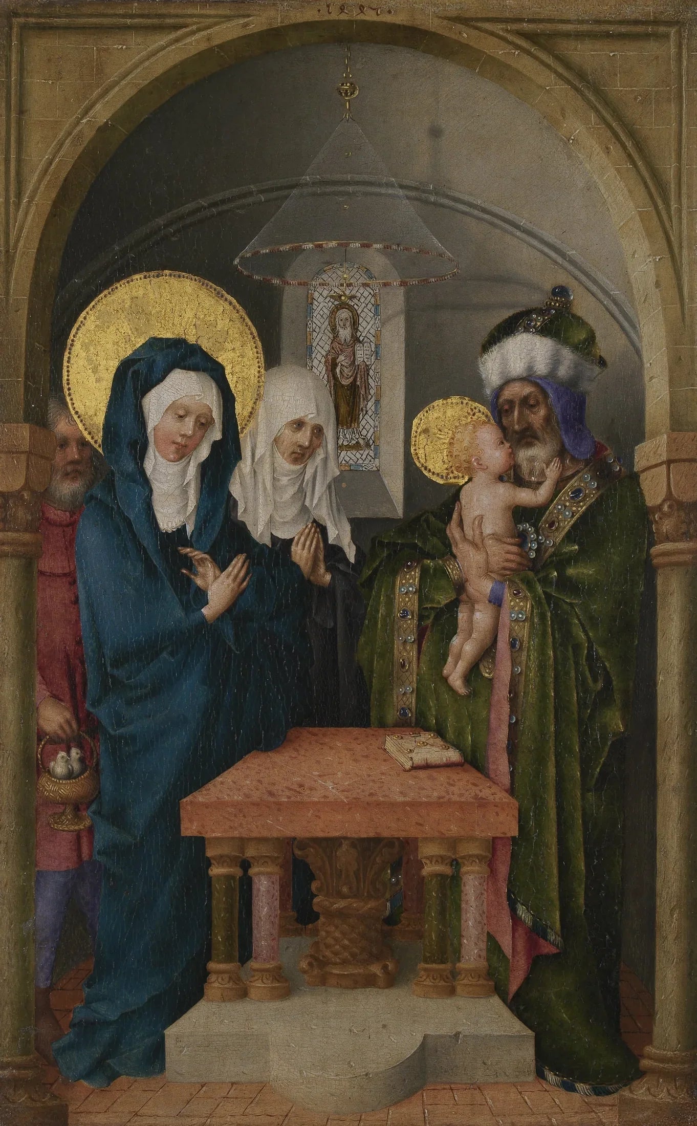 Présentation de Jésus au Temple - Stefan Lochner image 1 reproduction d’œuvre d’art à l’huile