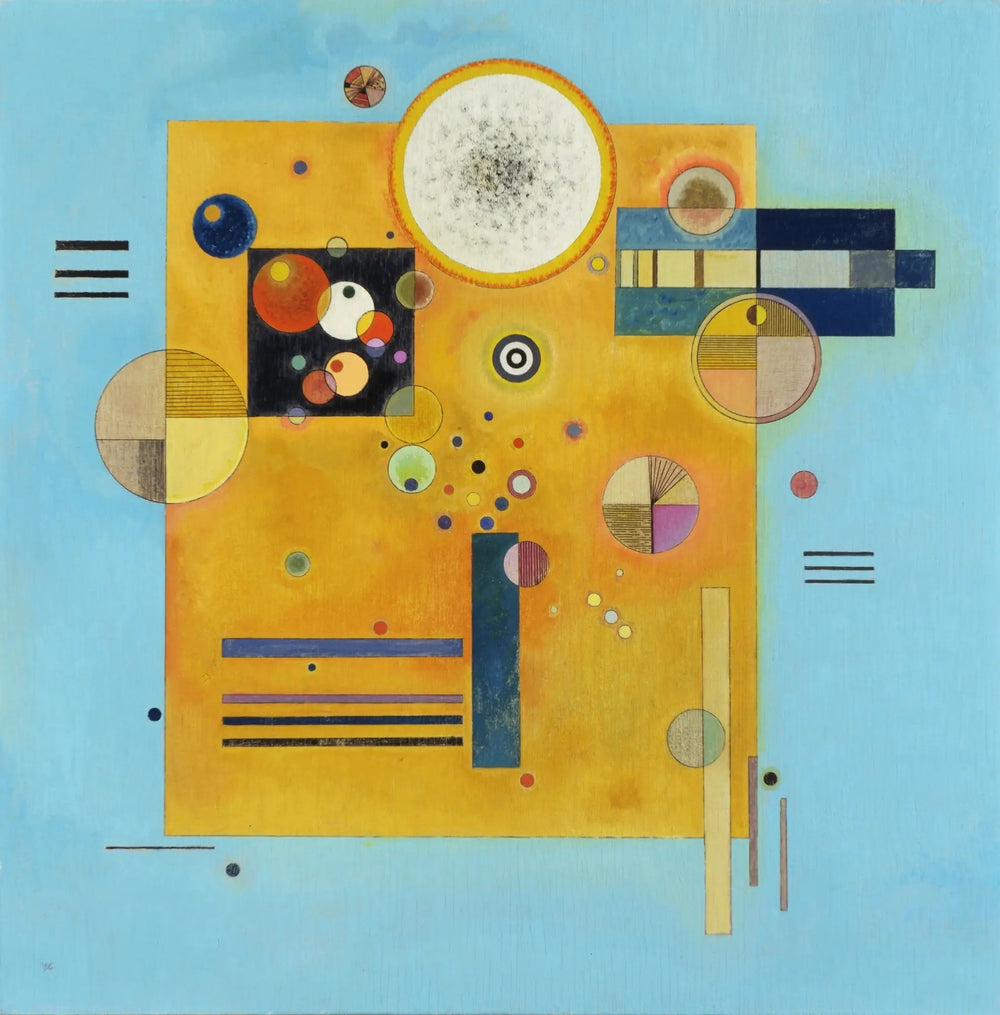 Pression douce - Vassily Kandinsky image 1 reproduction de peinture à l’huile