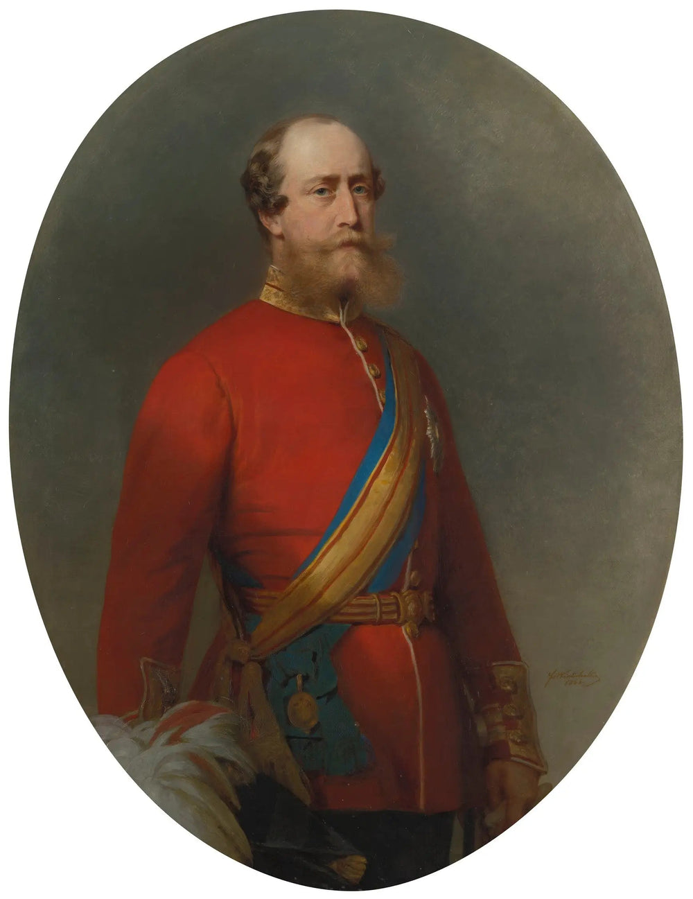 Prince Christian de Schleswig-Holstein (1831-1917) - Franz Xaver Winterhalter image 1 reproduction de peinture à l’huile