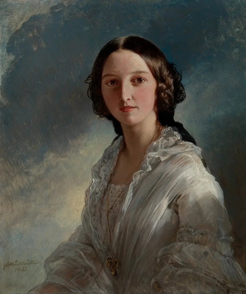 เจ้าหญิง Feodora แห่ง Hohenlohe-Langenbourg (1839-1872) - Franz Xaver Winterhalter