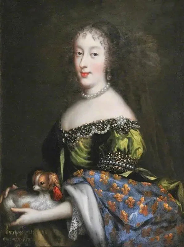 Princesse Henriette Anne, duchesse d'Orléans (« Minette ») (1644–1670) - Jean Nocret image 1 copie peinte à la main à l’huile
