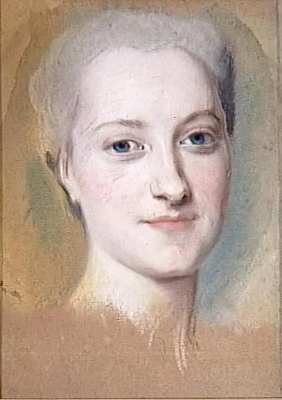 เจ้าหญิงมารี-คริสติน แห่งแซกซ์ (1735-1782) - มอริซ-เควนติน เดอ ลา ทูร์