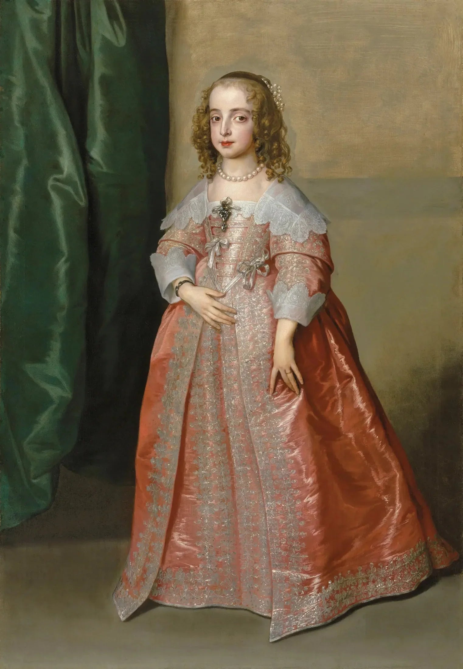 Princesse Mary, fille du roi Charles Ier d'Angleterre - Antoine van Dyck image 1 reproduction réalisée par Alpha Reproduction