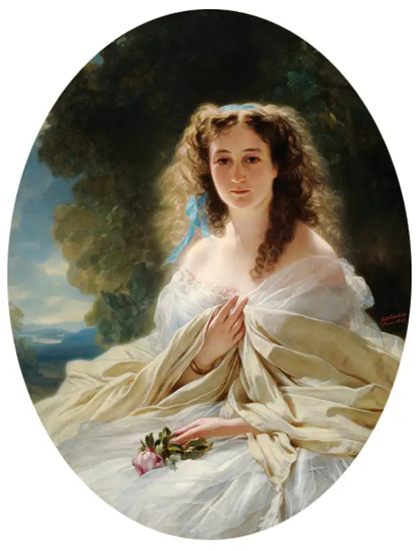 เจ้าหญิงโอลิมเปียดา วลาดิมิโรฟนา บาเรียตินสกา (1822-1904, เกิด Sablukova) - ฟรานซ์ ซาเวอร์ วินเทอร์ฮัลเทอร์
