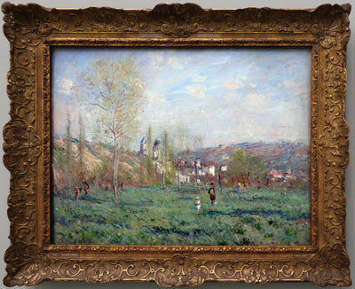 Reproduction du tableau « Printemps à Vétheuil - Claude Monet » par Alpha Reproduction en peinture à l’huile