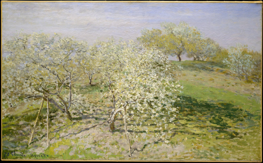 ฤดูใบไม้ผลิ (ไม้ผลบานสะพรั่ง) W271 - Claude Monet