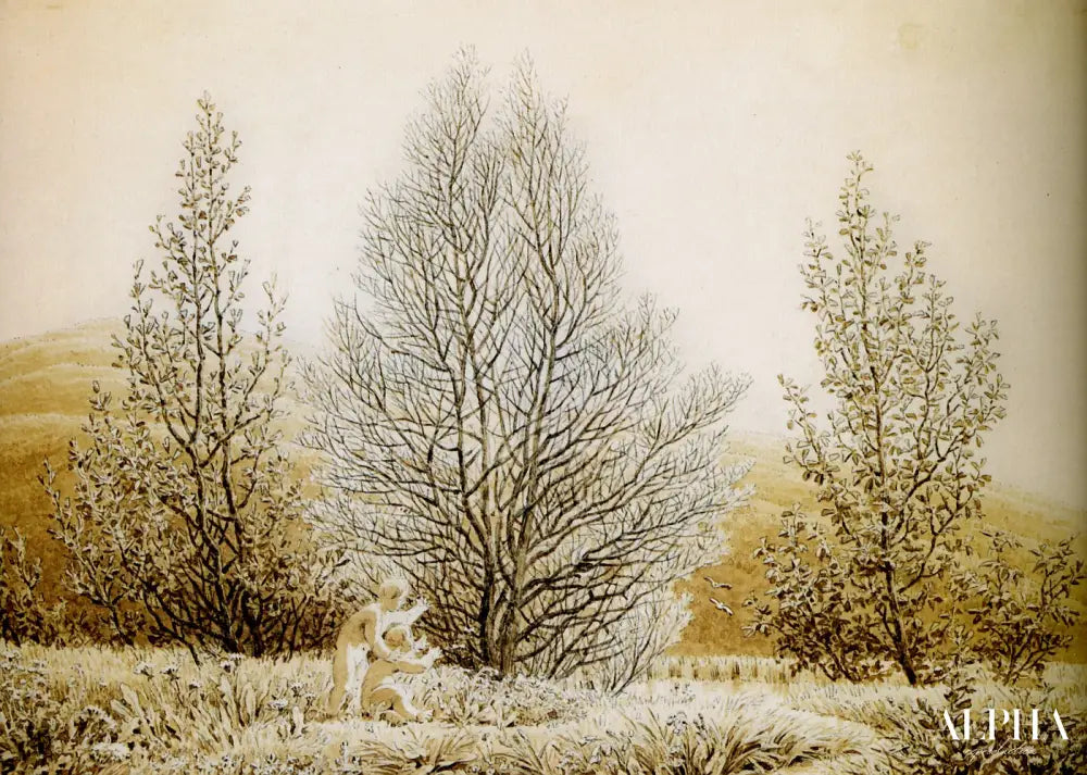 Printemps - Caspar David Friedrich - Reproductions de tableaux et peintures haut de gamme