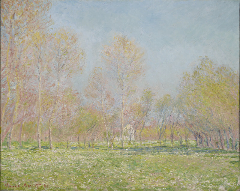 ฤดูใบไม้ผลิใน Giverny W1243 - Claude Monet