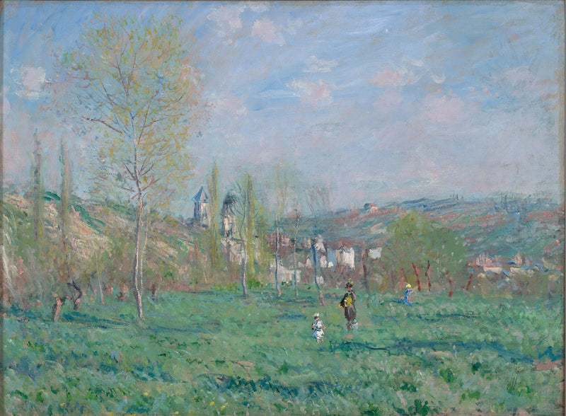 ฤดูใบไม้ผลิใน Vétheuil W579 - Claude Monet