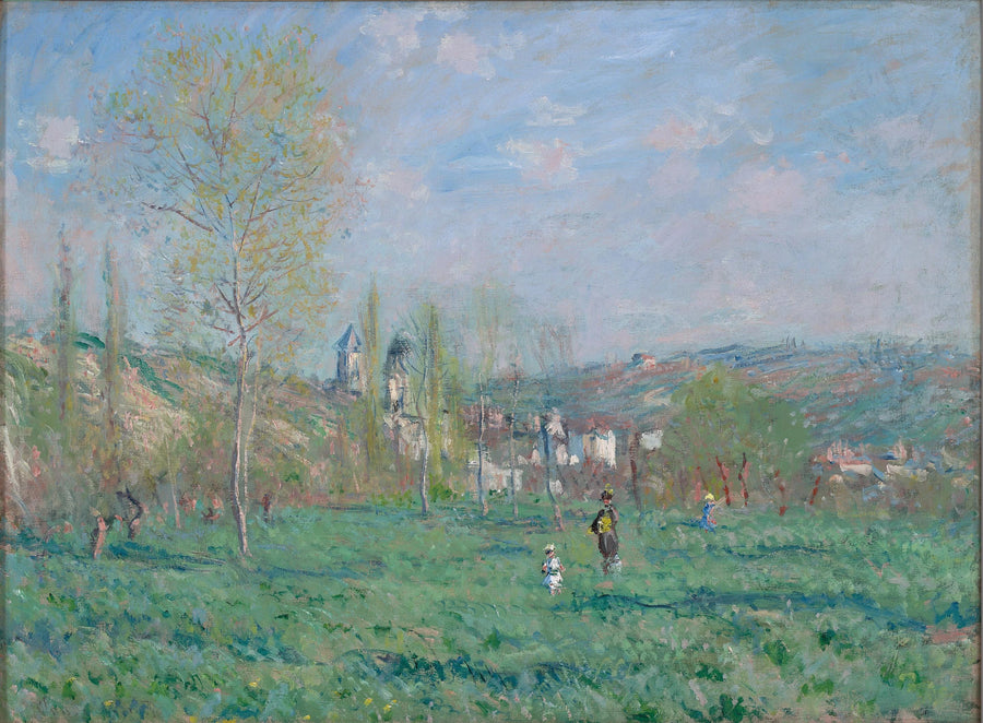 ฤดูใบไม้ผลิใน Vétheuil W579 - Claude Monet