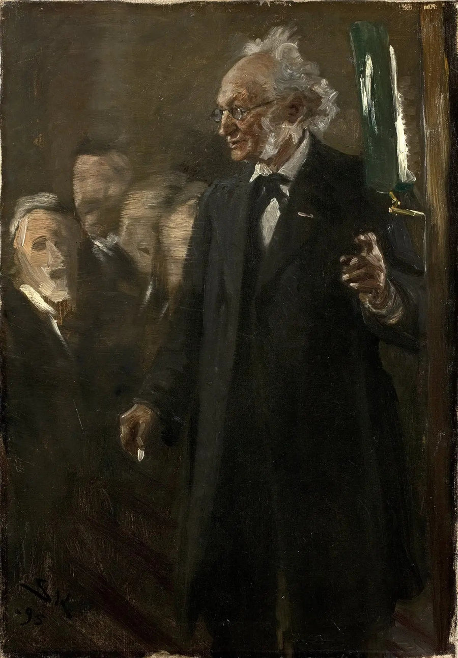 อาจารย์ด้านสัตววิทยา เจ้าของผลงาน Japetus Steenstrup - Peder Severin Krøyer