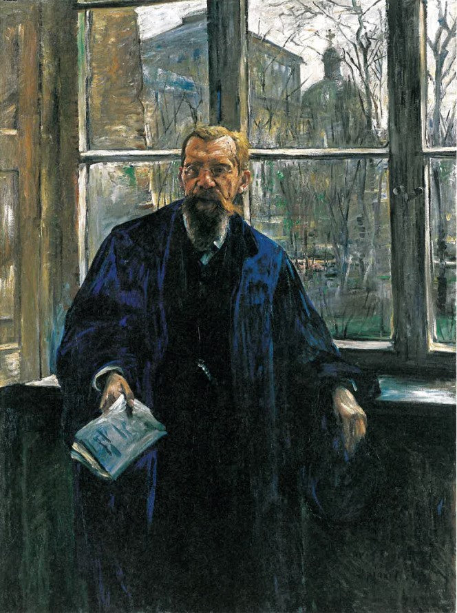 Professor Eduard Meyer in Dekanstracht im Dekanatszimmer der Universität Berlin - Lovis Corinth