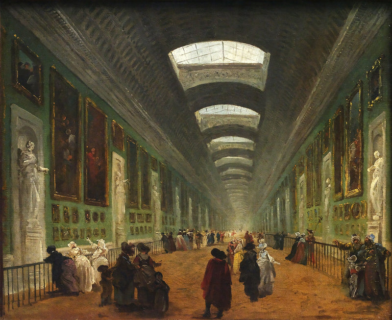Projet d’aménagement de la Grande Galerie du Louvre - Hubert Robert