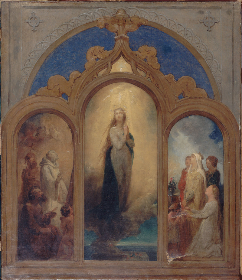 โปรเจกต์สำหรับภาพสามส่วน - Ary Scheffer