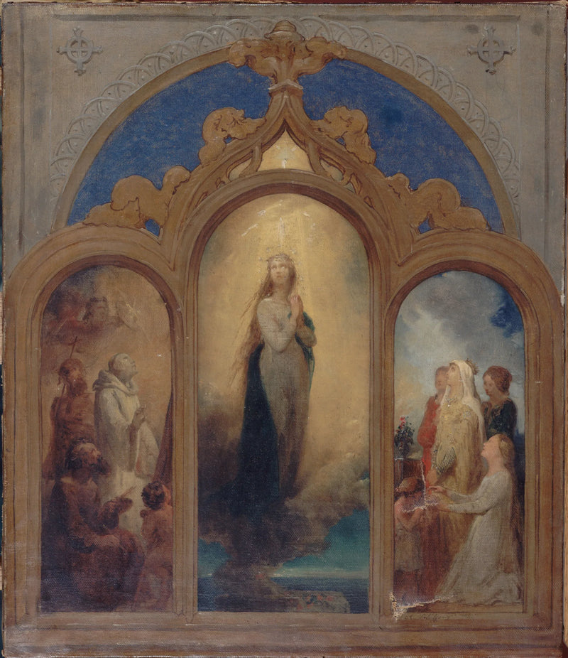 โปรเจกต์สำหรับภาพสามส่วน - Ary Scheffer