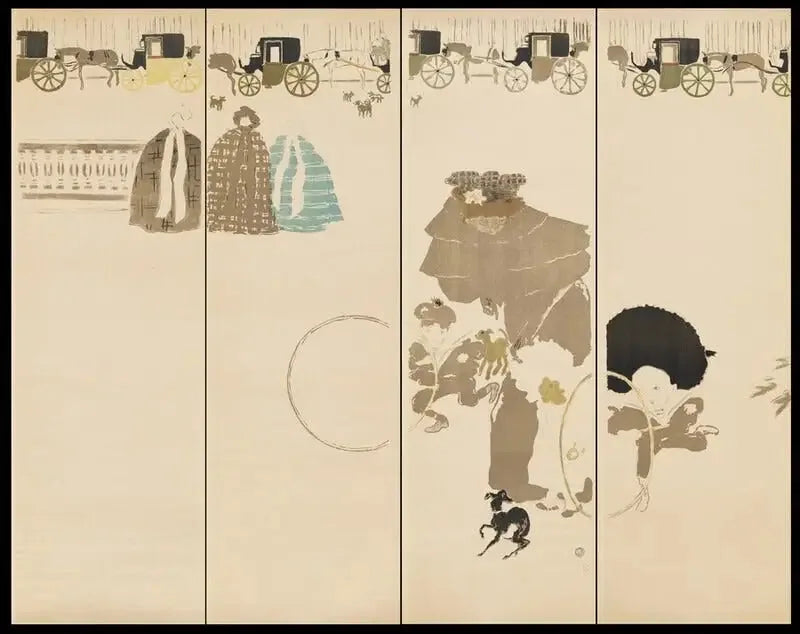 การเดินเล่นของพี่เลี้ยงเด็ก, ขอบของรถม้า - ปิแอร์ โบแนร์