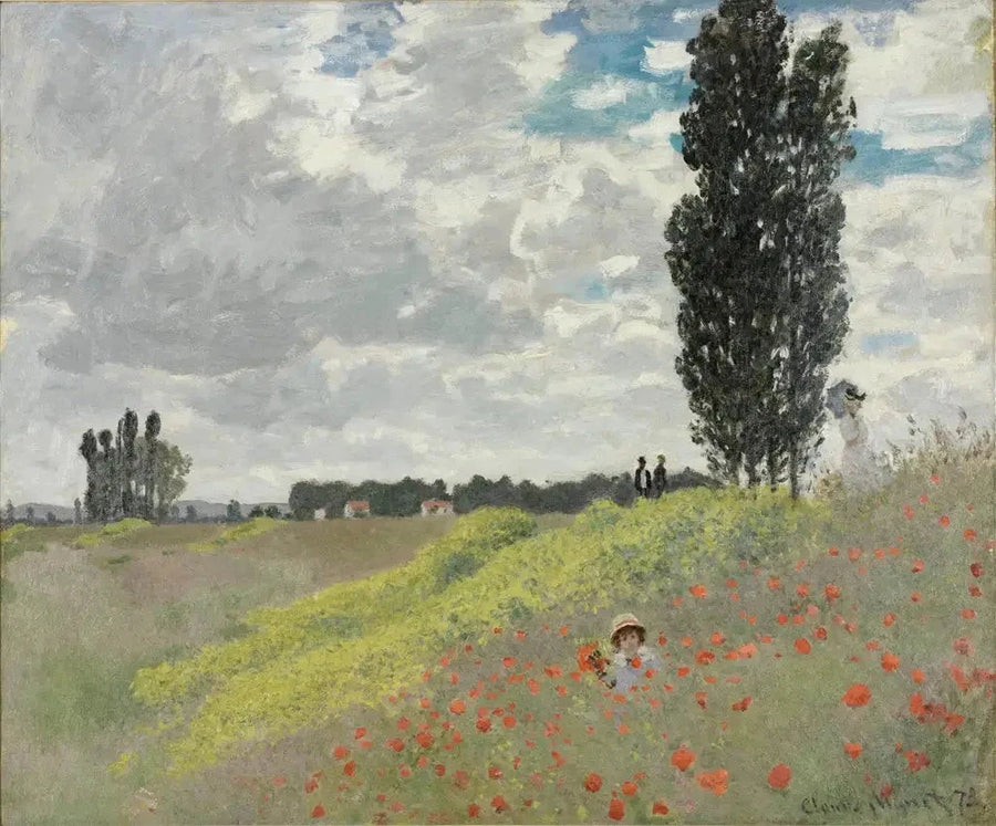 The Walk in the Prairies ใน Argenteuil W276 - Claude Monet