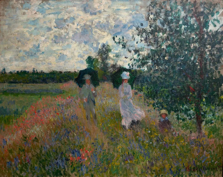 เดินใกล้ Argenteuil W379a - Claude Monet