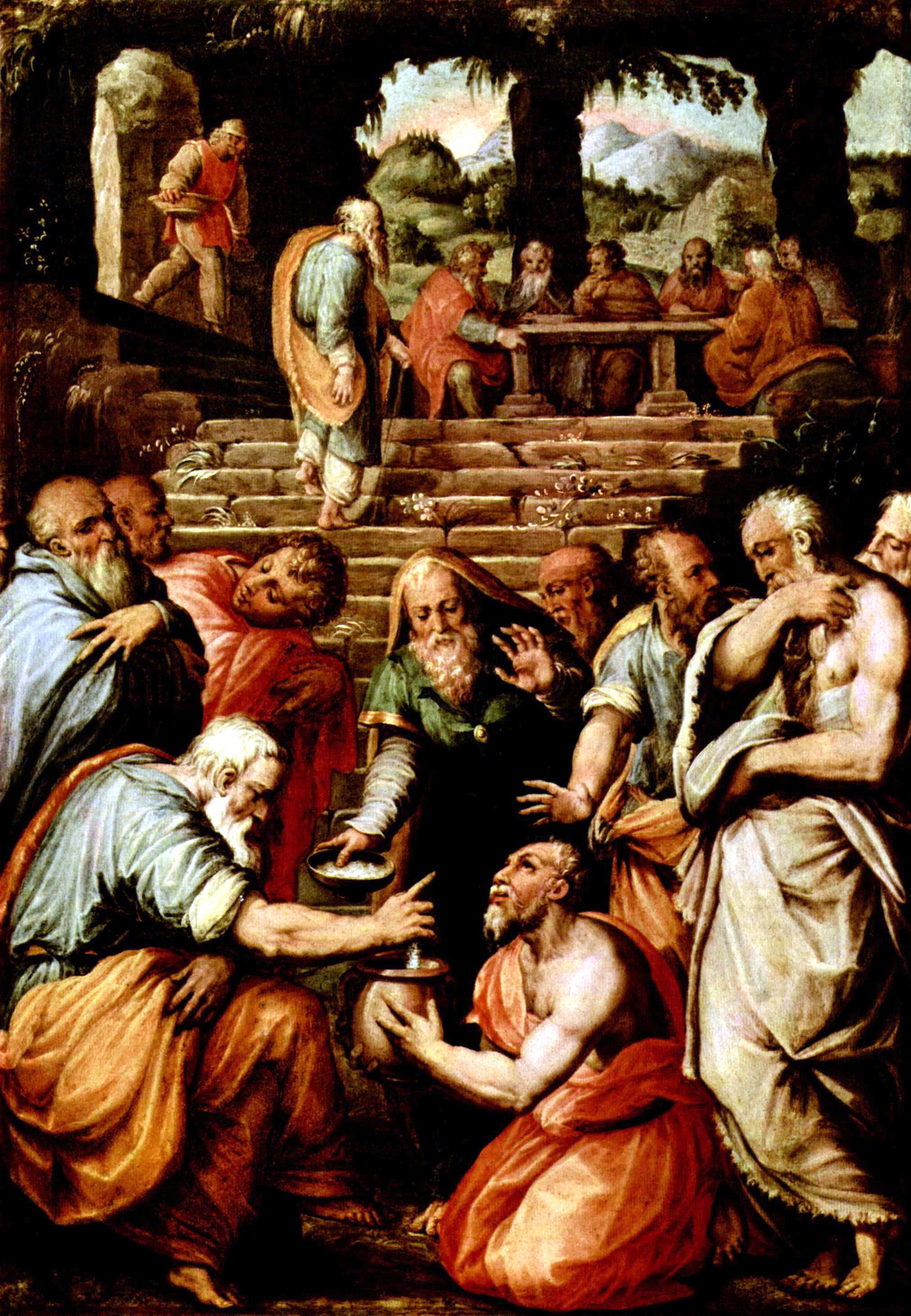 Le Prophète Élisée - Giorgio Vasari