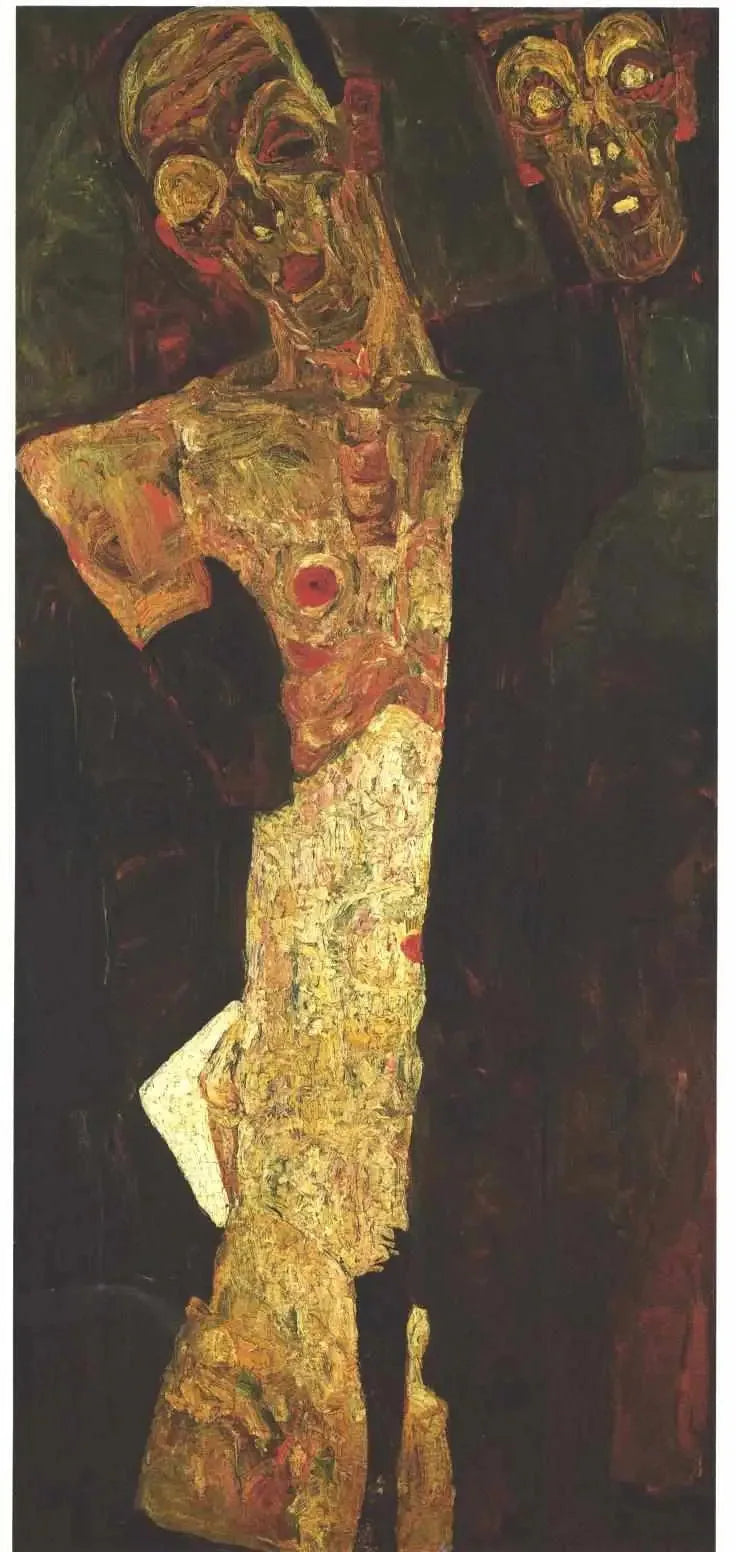 ผู้เผยพระวจนะ (ภาพตนเองคู่) - Egon Schiele