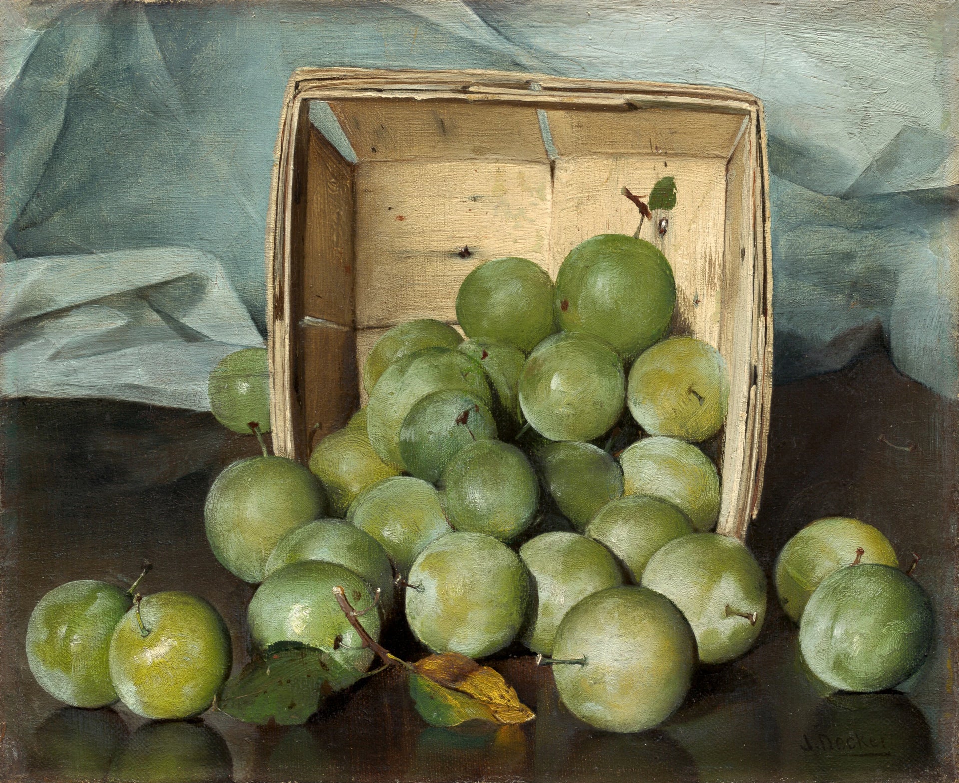 Prunes vertes - Joseph Decker