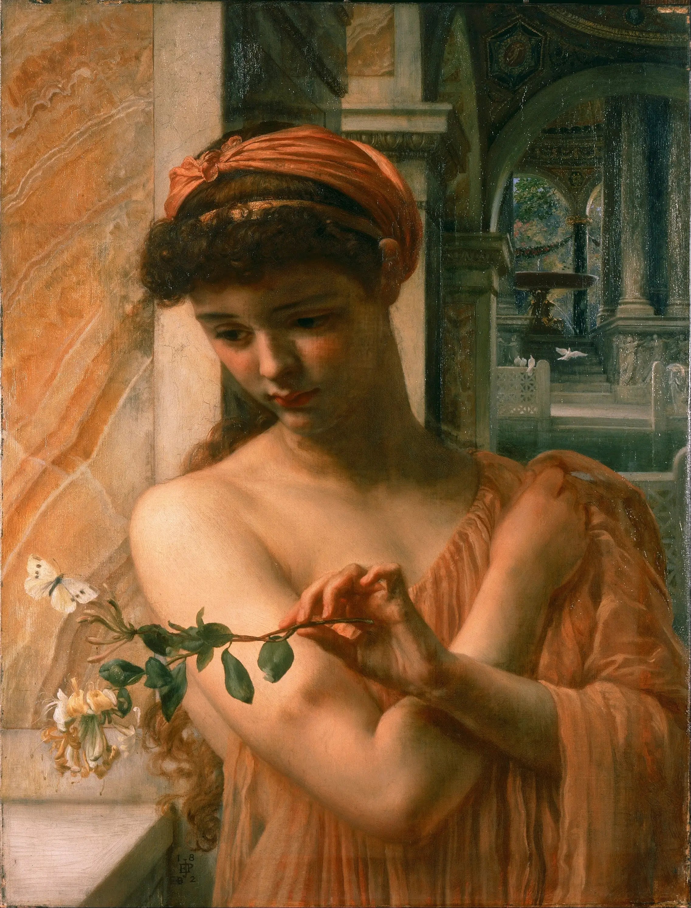 Psyché dans le Temple de l’Amour - Edward Poynter - Alpha Reproduction