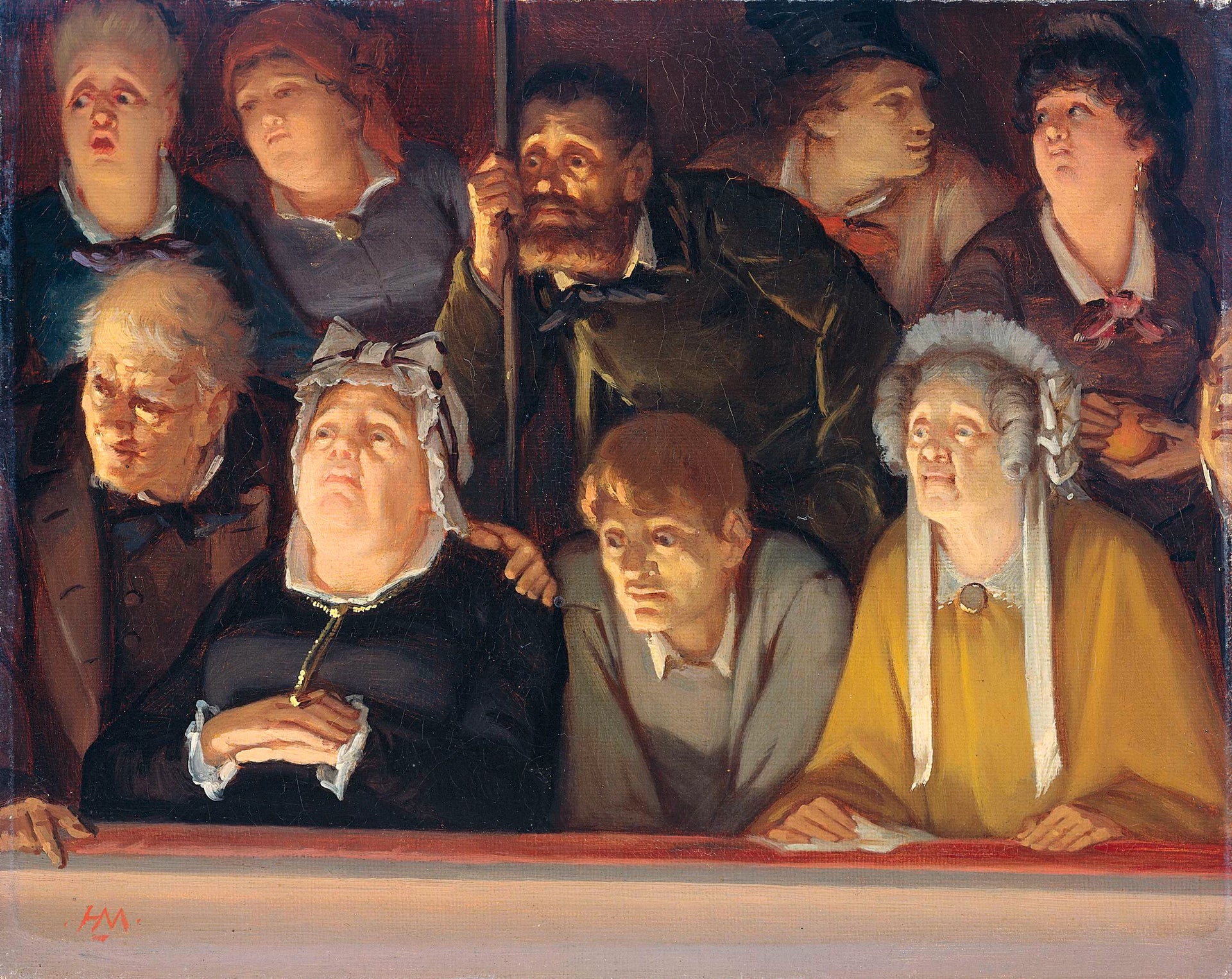 Public du théâtre - Hippolyte Michaud