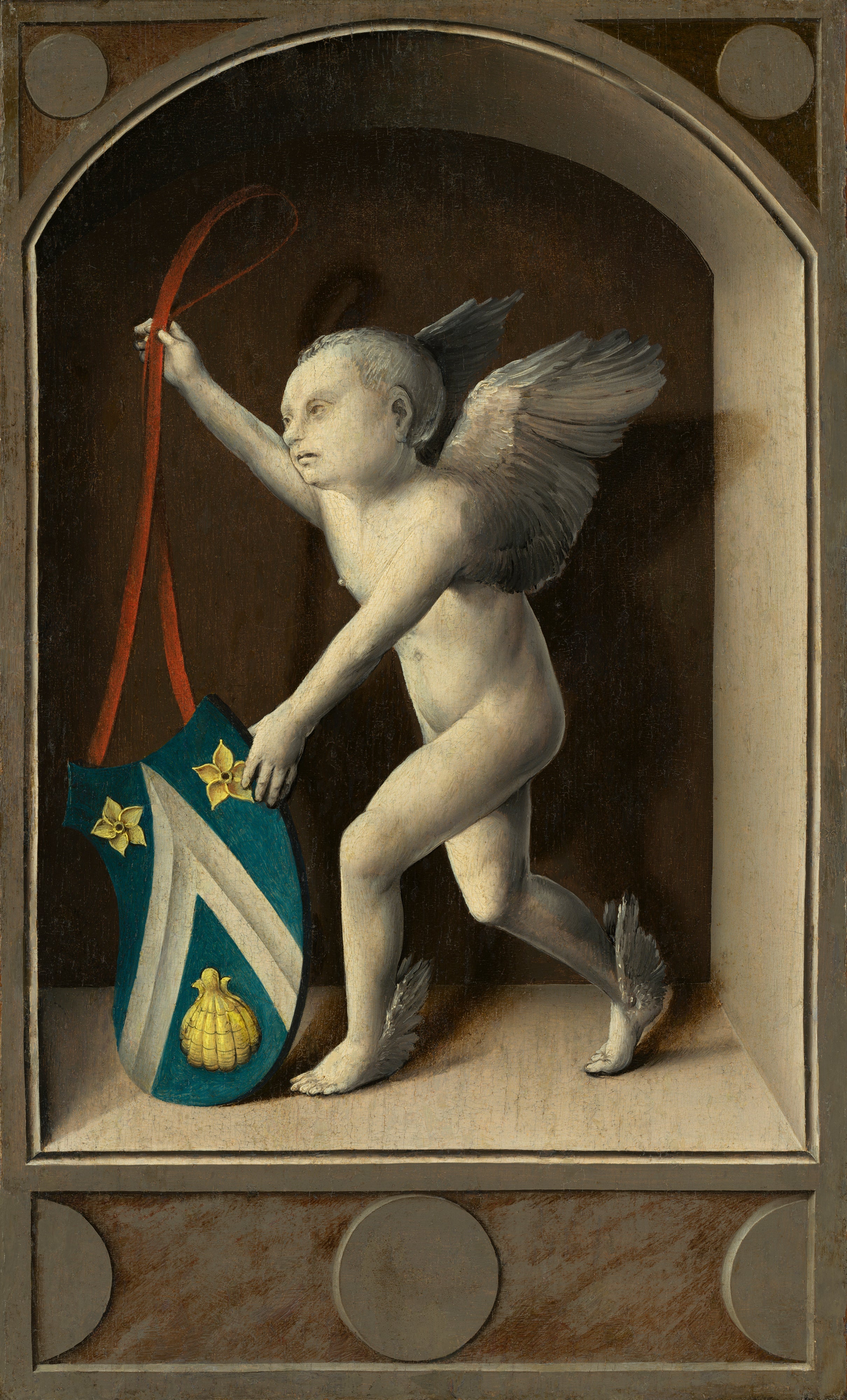 Putto aux armes de Jacques Coëne [revers] - Bernard van Orley