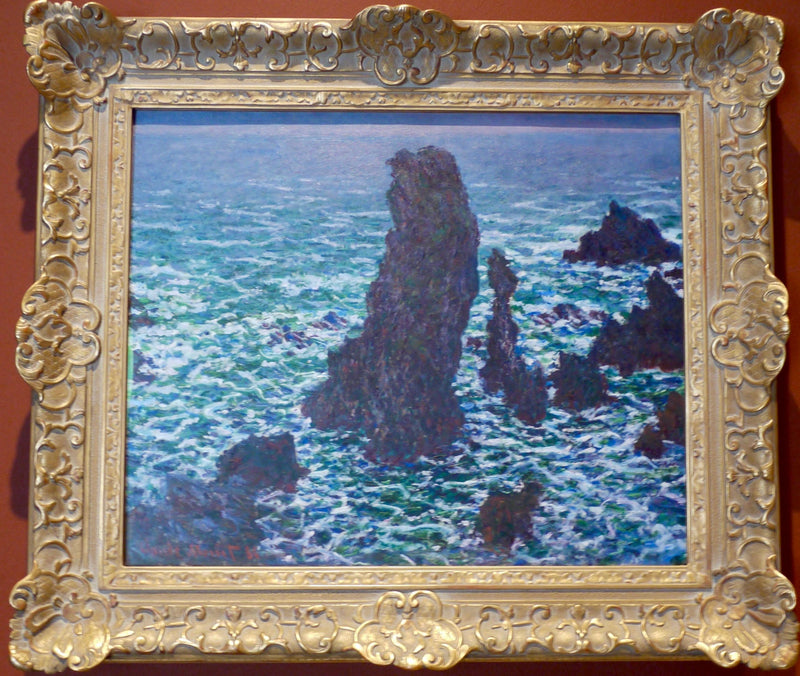 ปิรามิดใน Port-Coton W1086 - Claude Monet