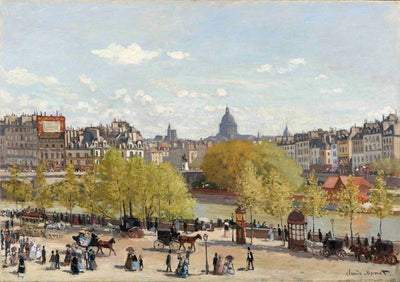 Reproduction du tableau « Quai du Louvre - Claude Monet » par Alpha Reproduction en peinture à l’huile