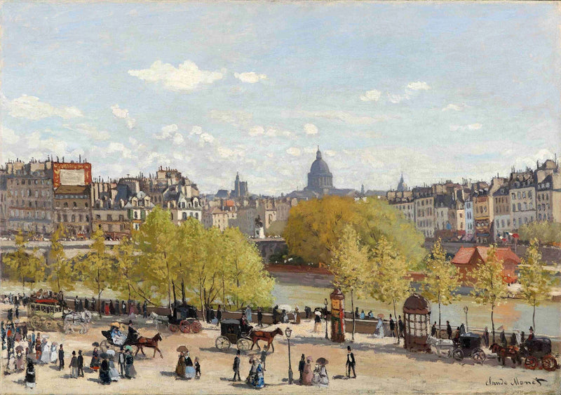 Quai du Louvre W83 - คล็อด โมเนต์
