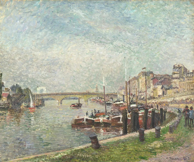 Quai Napoléon, รูอ็อง - คาไมล์ ปิซาร์โร