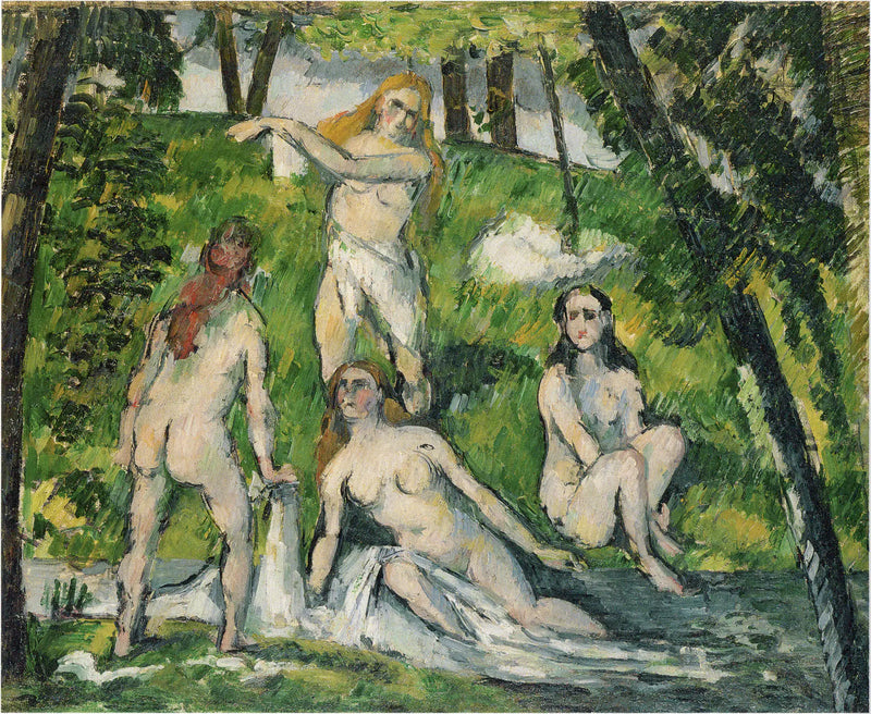 สี่นักอาบน้ำ - Paul Cézanne