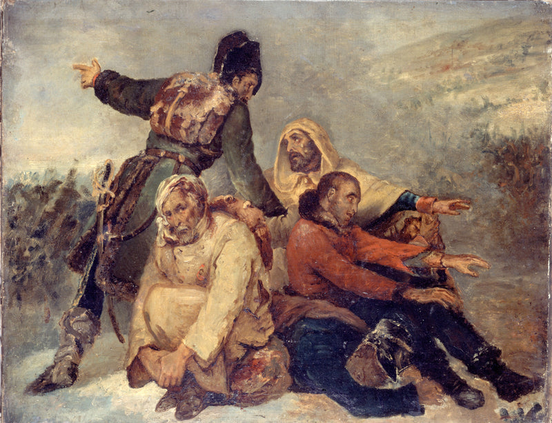 ทหารสี่นายของกองทัพที่พ่ายแพ้ - Ary Scheffer