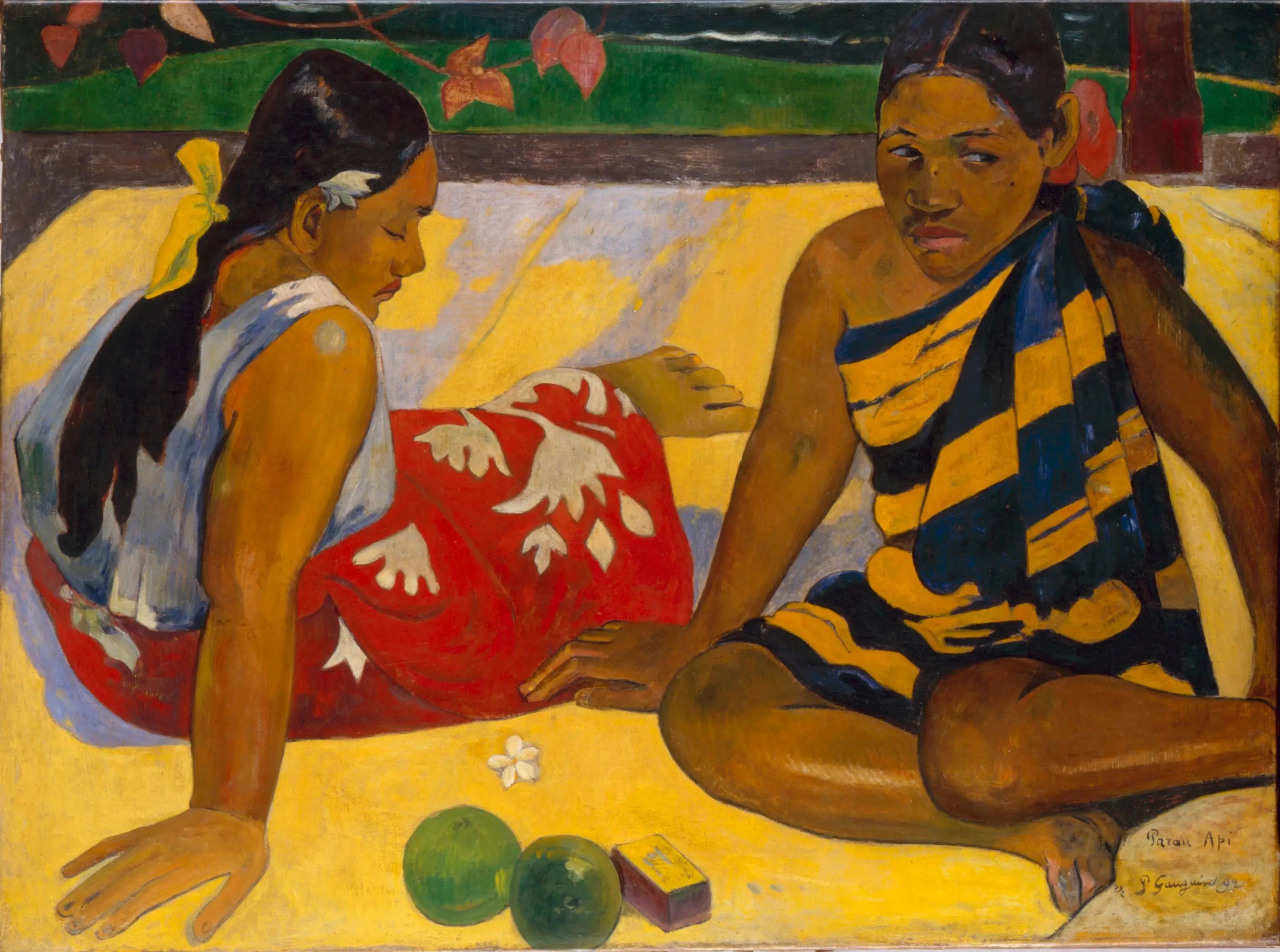 Reproduction du tableau « Quelles nouvelles ? - Paul Gauguin » par Alpha Reproduction en peinture à l’huile