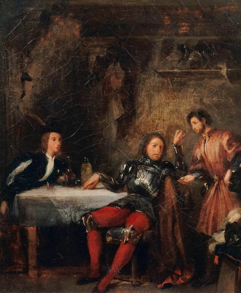 Quentin Durward และบาดแผล - Eugène Delacroix