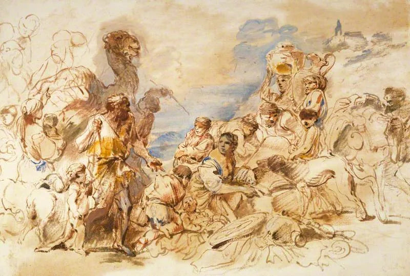 Rachel cache les idoles - Giovanni Benedetto Castiglione