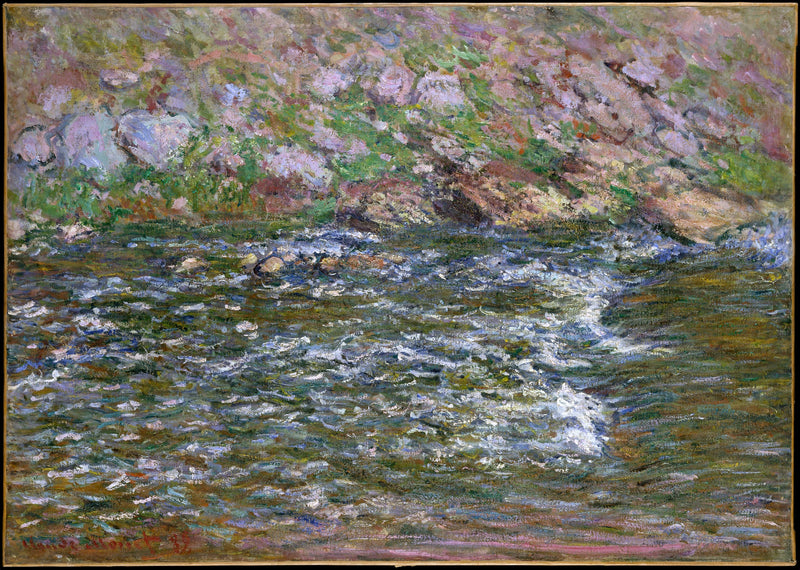 Rapids on the Petite Creuse ใน Fresselines W1239 - Claude Monet