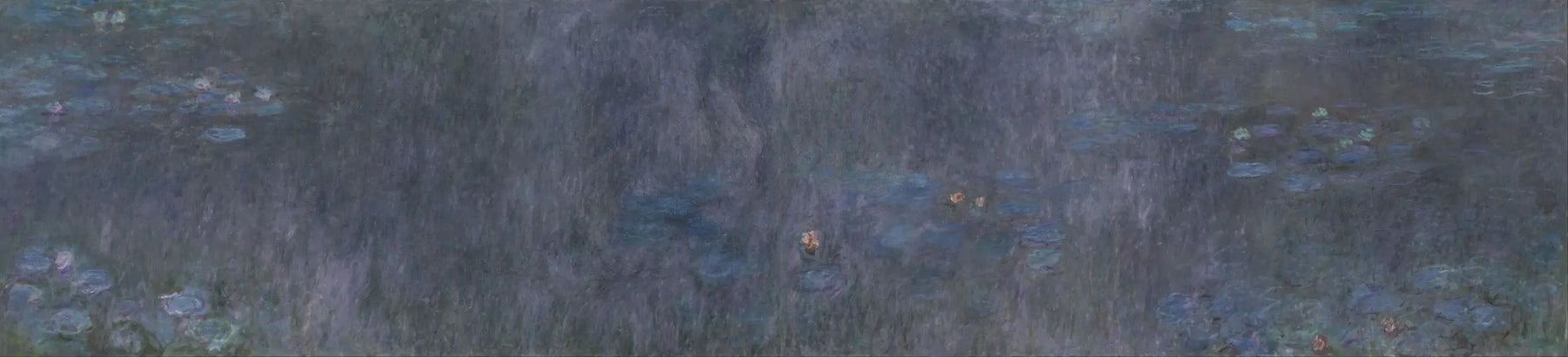 Reflets d’arbres de Claude Monet, 1914–1926 – Orangerie INV 20107, deux panneaux