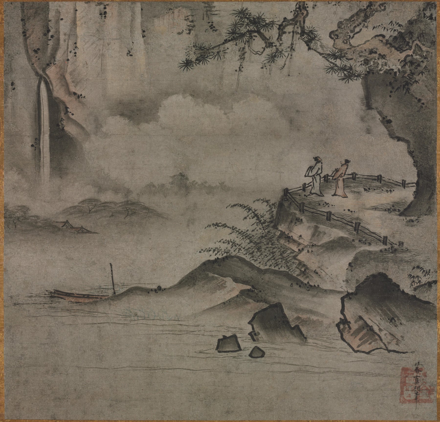 Regarder une cascade - Sōami