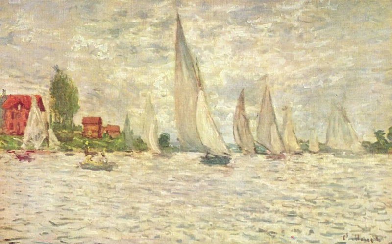 เรือใบแข่งที่อาร์ฌ็องเตย - Claude Monet