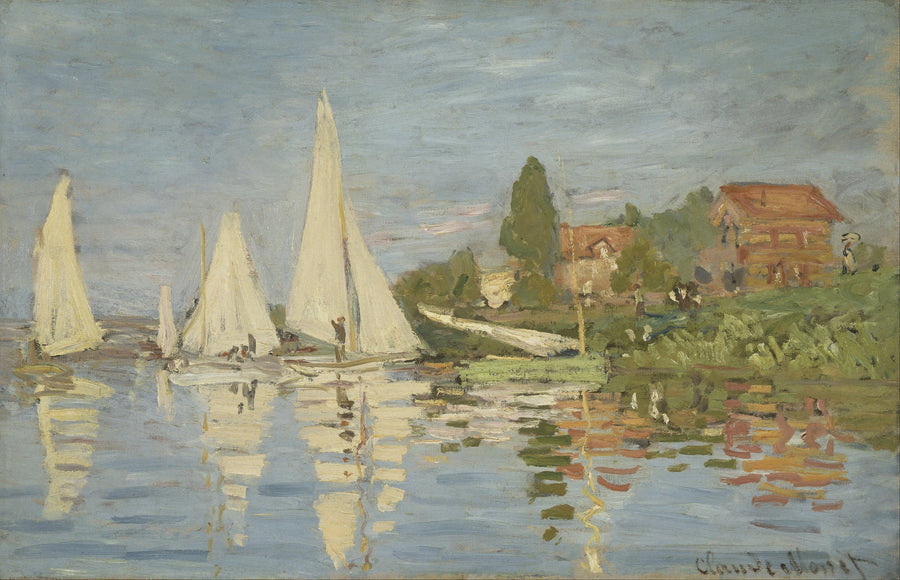 การแข่งเรือใน Argenteuil W233 - Claude Monet