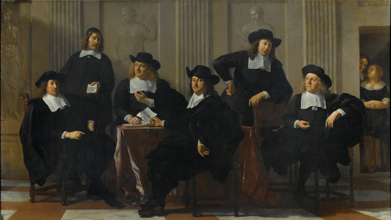 Les régents du Spinhuis et du Nieuwe Werkhuis à Amsterdam - Karel Dujardin
