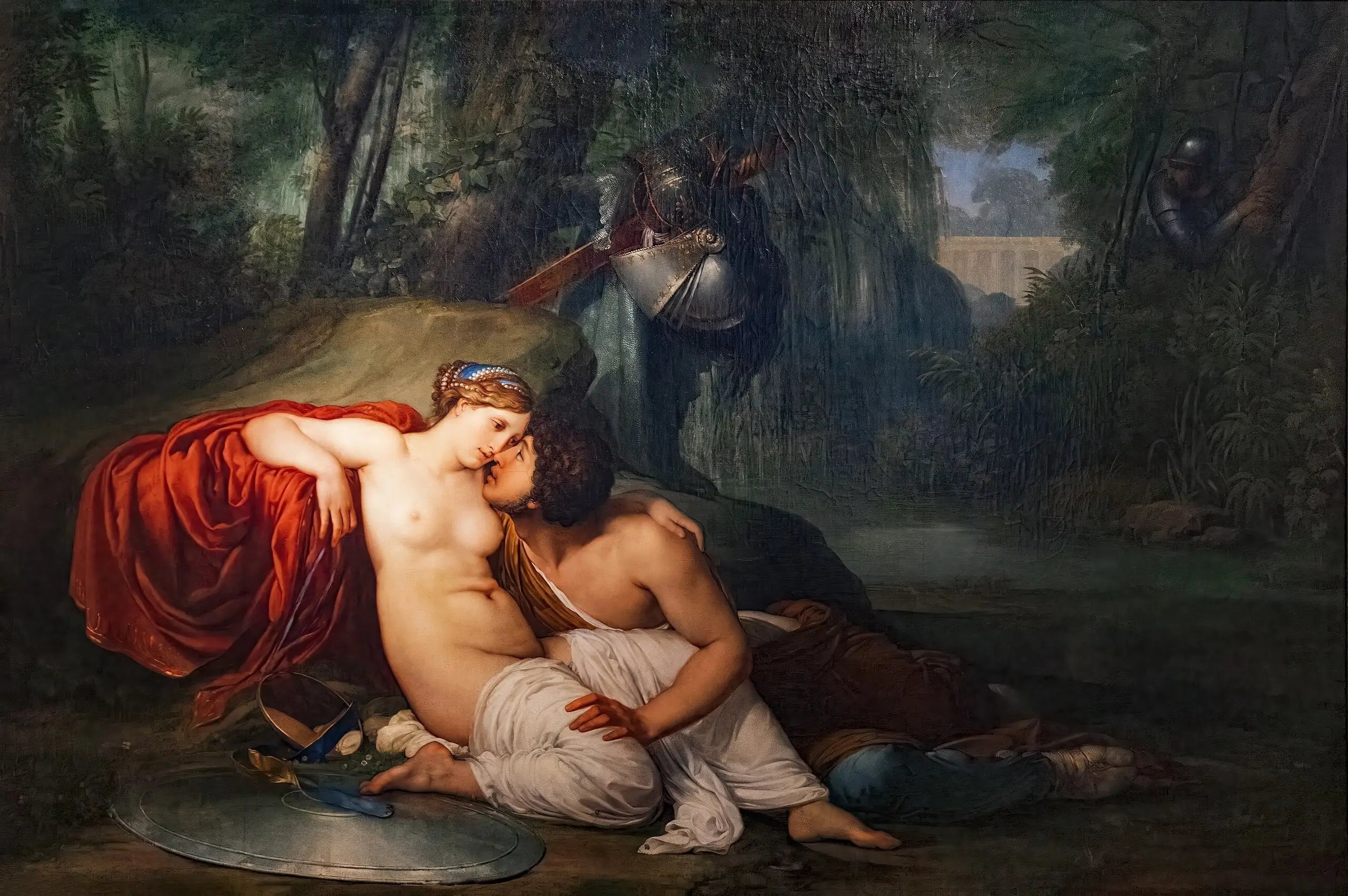 Renaud et Armide - Francesco Hayez image 2 reproduction d’œuvre d’art à l’huile