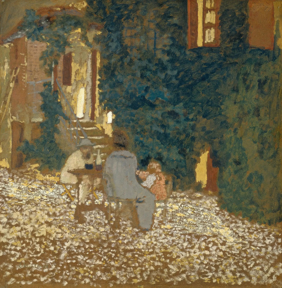 มื้ออาหารในสวน - Édouard Vuillard
