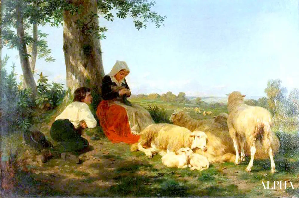 Repose - Rosa Bonheur - Reproductions de tableaux et peintures haut de gamme