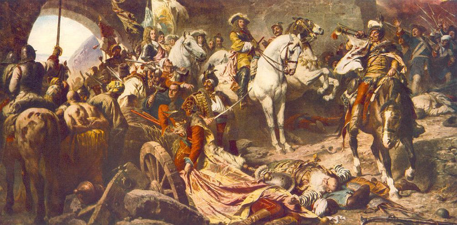 Reprise du château de Buda en 1686 - Gyula Benczúr